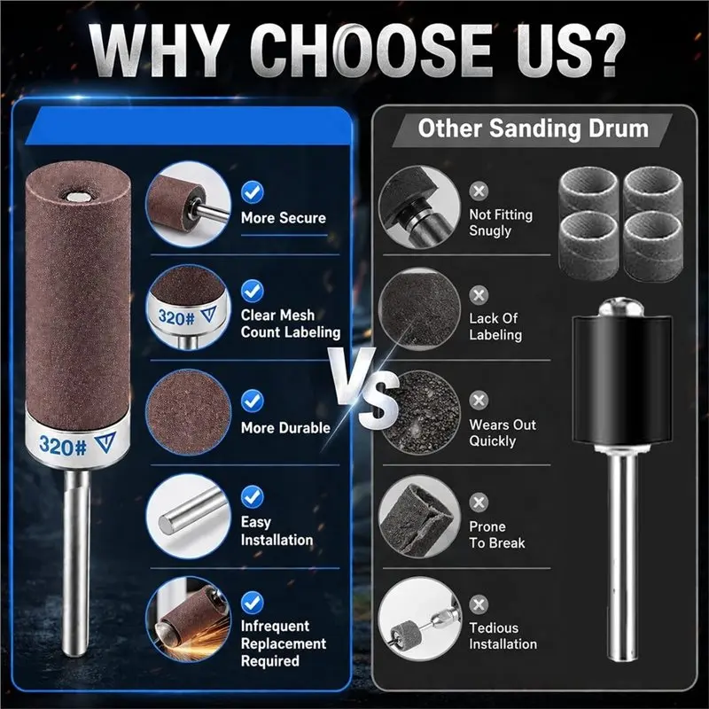 【must-have】sanding-sticks-for-dremel-rotary-tool-30pcs-sanding-drums-with-1-8-shank-for-plastic-wood-metal-grinding-polishing