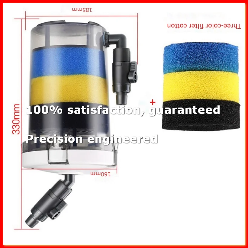 Aquarium Filter Ultra-Quiet External Aquarium Filter Bucket LW-603 Aquarium Filter Equipment Front Grass Tank Mute-A09G