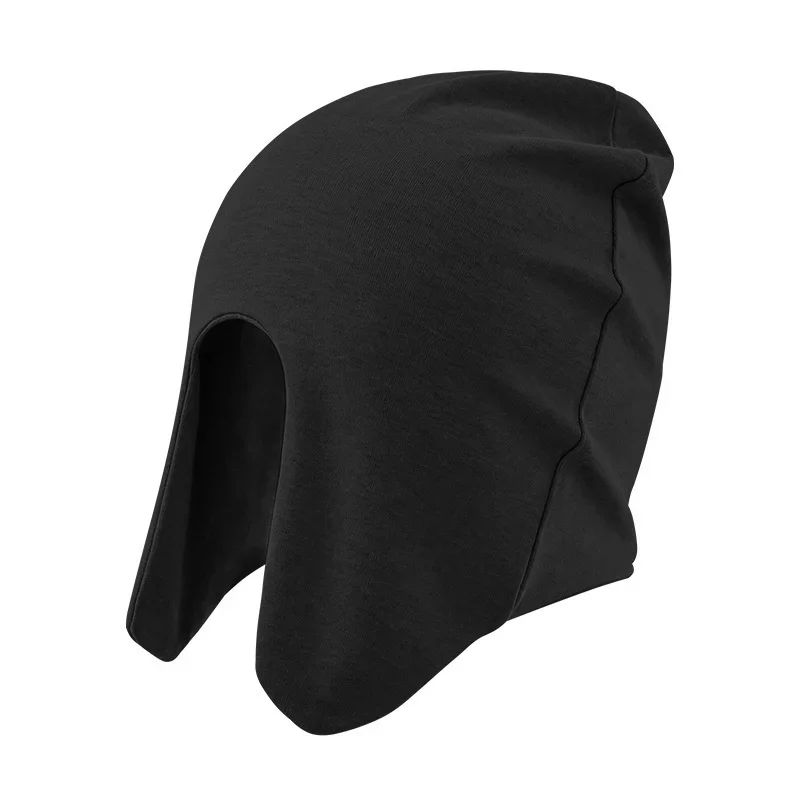 Confinement Nightcap Double-layer Windproof Four-season Universal Headgear Pressure-free Face Protection Blackout Sleep Cap