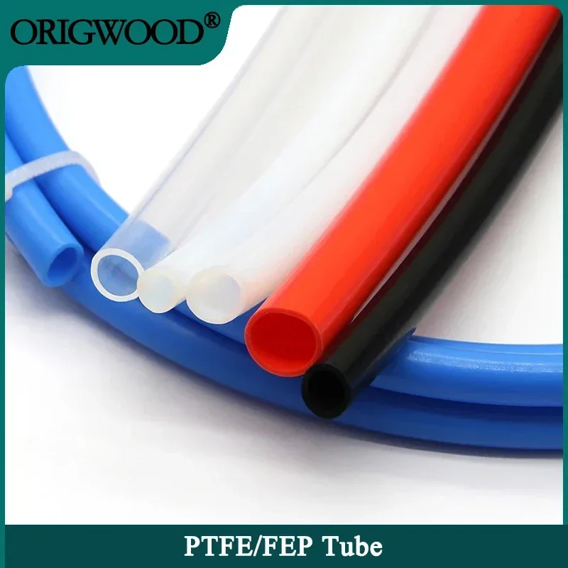 1/5 Meter PTFE & FEP Tubing Assortment: 1-8mm Diameters for 3D Printer Bowden Extruder and J-head Components