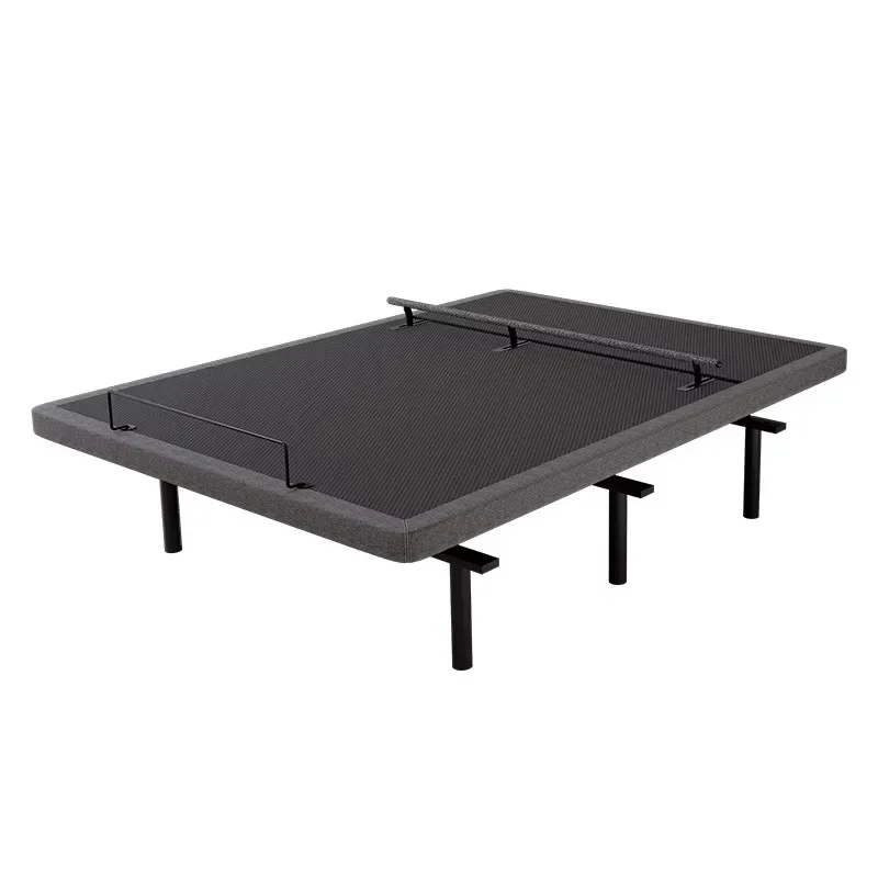 design 200 * 150 cm queen bed frame 78 * 59 inches adjustable metal massage function foldable bedroom hotel hospital use