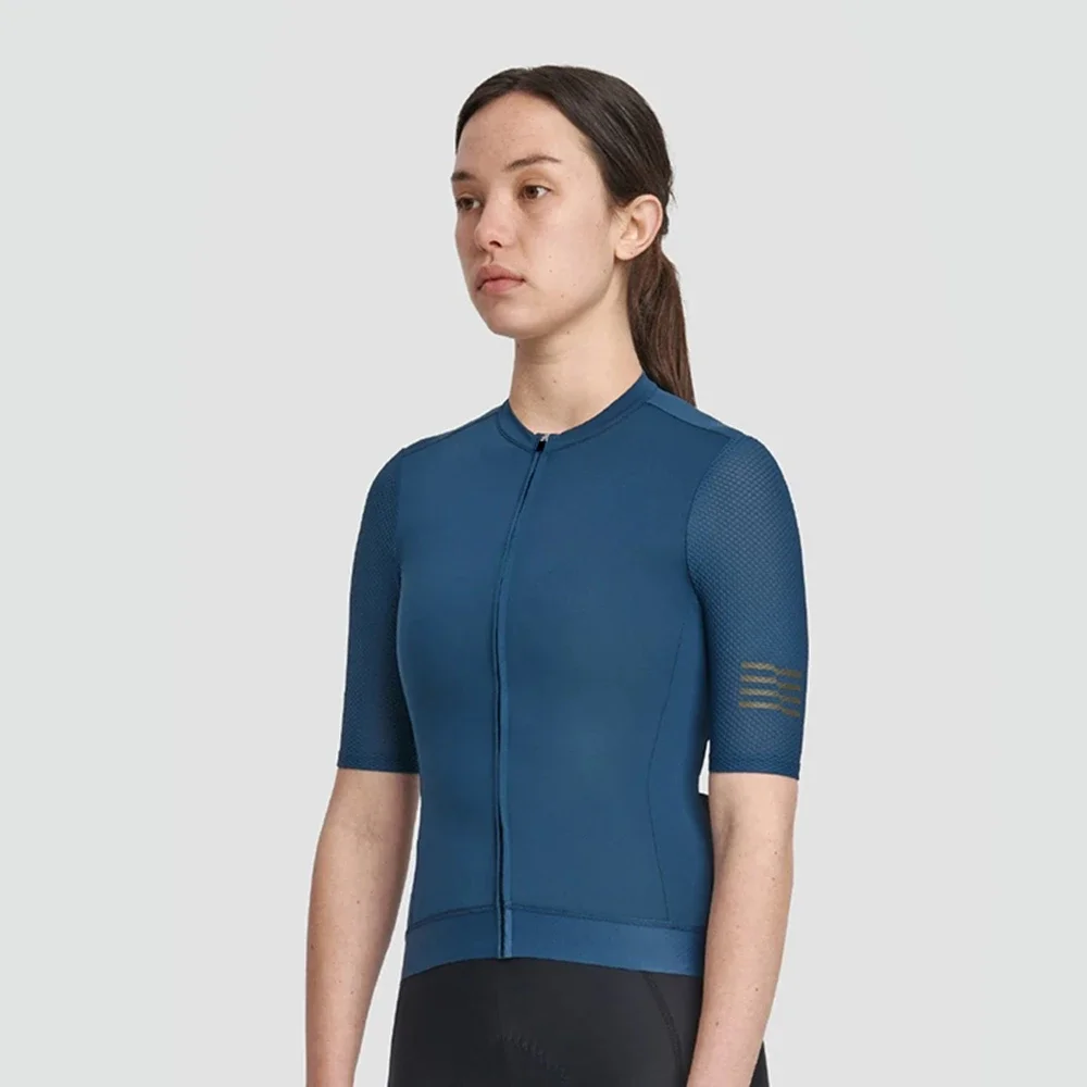 2023 mujeres verano Pro transpirable ciclismo Jersey transpirable manga corta bicicleta camisas bicicleta cómoda