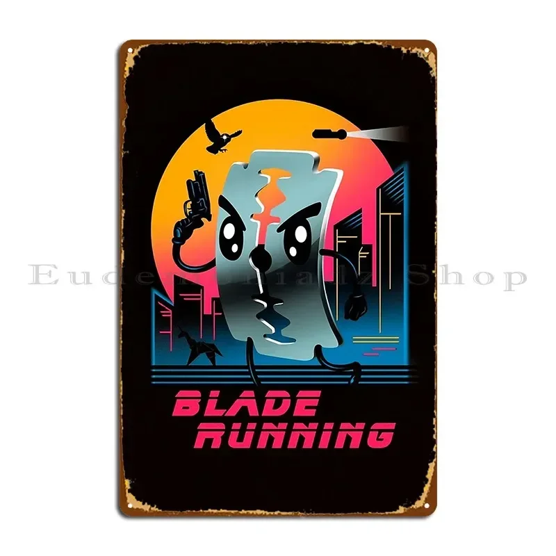 Blade Runaway Metallschild, Wanddekoration, Wandplakette, individuelles Blechschild für Zuhause, Küche, Poster