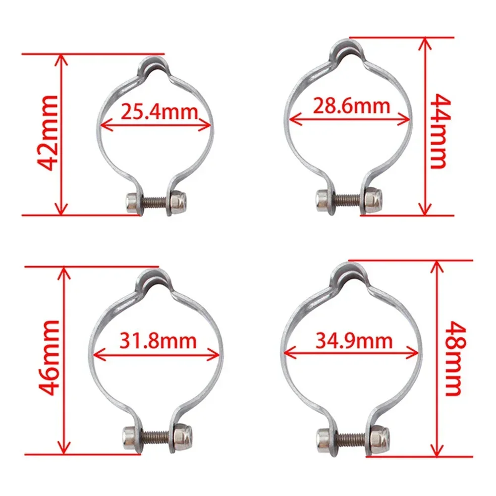 3 Pcs Bike Bicycle Steel Frame Cable Clips Clamps Guides Silver Shifting Cable Fix Accessories Suitable For Retro Cars