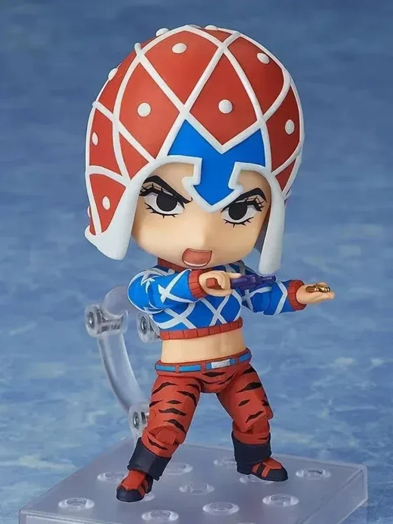 10CM Anime JoJo's Bizarre Adventure Guido Mista Q Version Gemeinsame austauschbare Actionfiguren PVC Modell Schreibtisch Dekor Spielzeug Geschenke verpackt