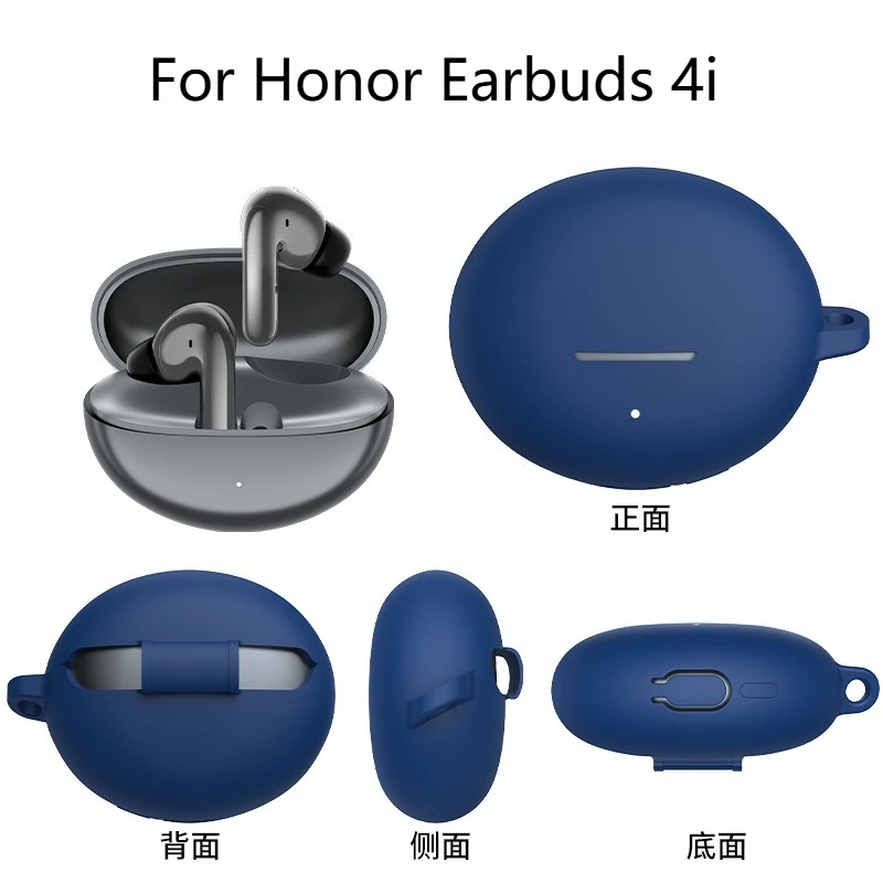 

Stylish Shockproof Silicone Cover For Honor Earbuds 4i Bluetooth Headphones - Protect & Personalize Your Earphones