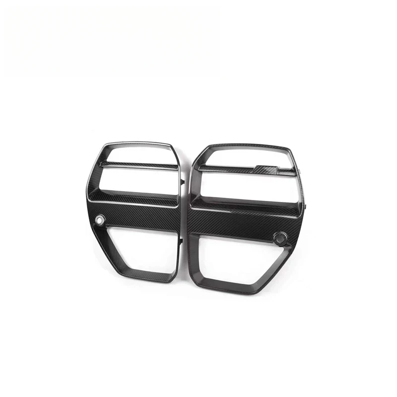 Exterior Accessories V Style Grille  M3 M4 G80 G82 G83 Dry Carbon Fiber Front Grille With ACC Function