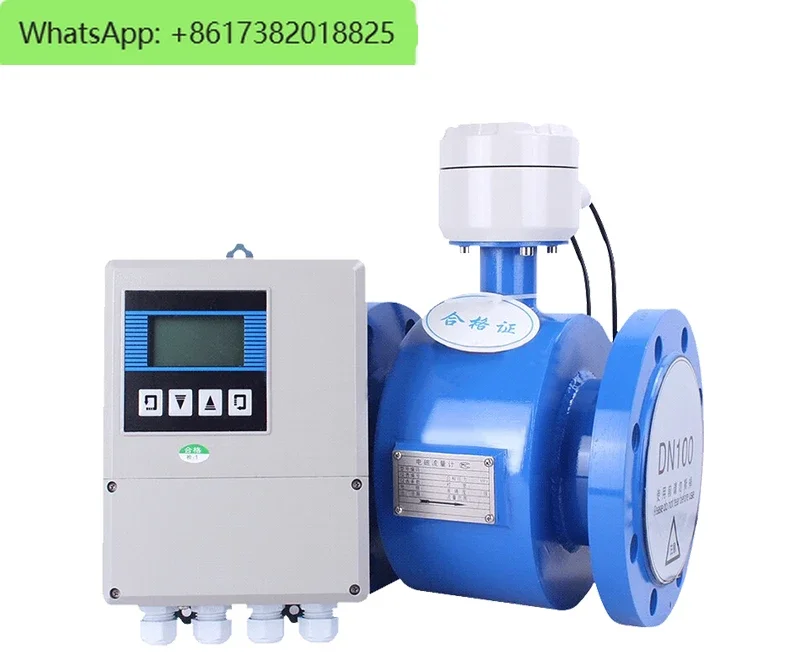 Split electromagnetic flowmeter, sewage liquid, high-precision digital display meter, pipe sensor, DN25/50/80