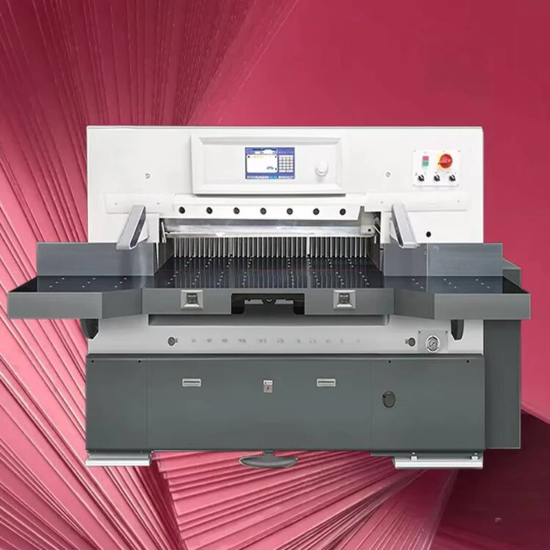 

Hydraulic Paper Cutter CNC Automatic 920mm Small Programmable Office Cutting Machine Fully Automatic Intelligent Paper Cutting