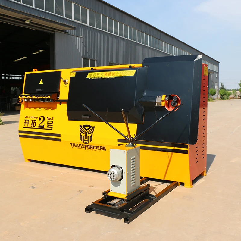 High Output Cnc Steel Bar Bending Hoop Machine Automatic Rebar Stirrup Bender With Double Wire Feeding For Efficiency
