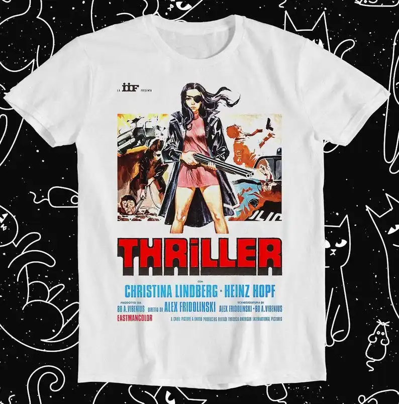 Thriller A Cruel Picture T Shirt 70s Exploitation Cult Movie Poster Gift Tee T97