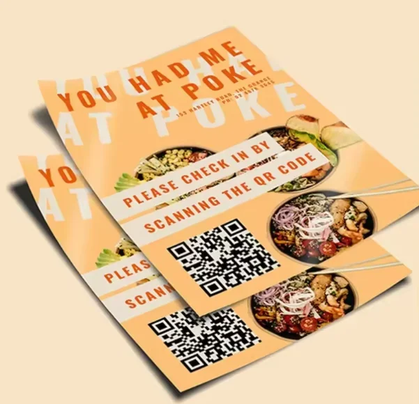 200pcs/pack Customized flyers A5 A6 size double-sided printing service printing business posters color advertising flyers