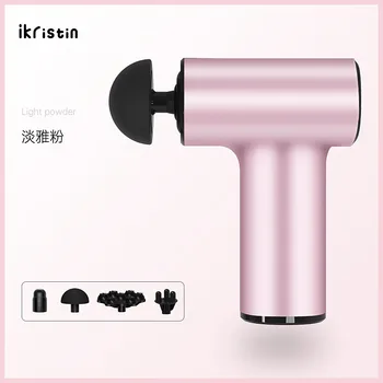 Cross-border fascia gun MINI home portable muscle relaxation fitness equipment deep vibration massager impact gun