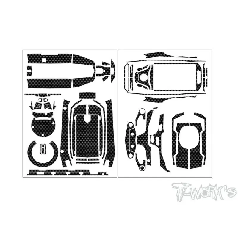 

Original T Works TS-081 Shiny Carbon Fiber Radio Skin Sticker ( For FLYSKY FS-G11P ) Rc Tool