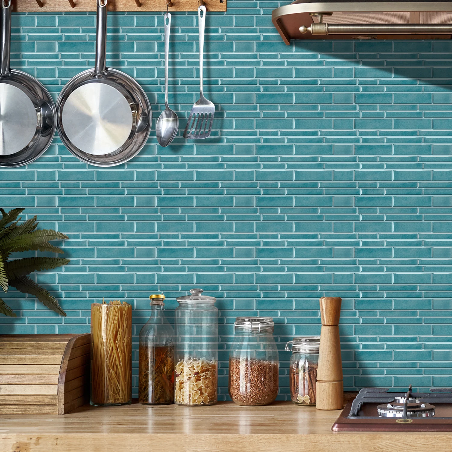 

Peel and Stick Backsplash Tiles, Self-Adhesive 3D Subway Tile Stickers for Kitchen Bathroom (6/12/24/48 PCS)