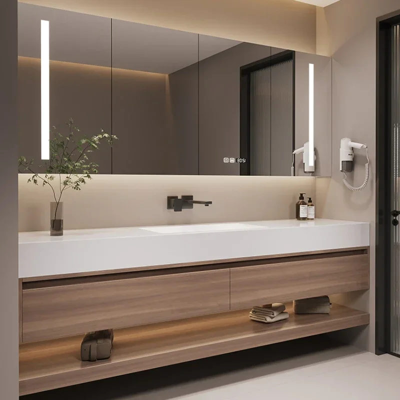 خزائن الحمام المرحاض مفتوحة الفاخرة مرآة خزانة الرف الزاوية الحديثة الطب Badkamer Kast أثاث الحمام TD50BC #2