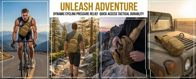 Outdoor Port Bag Pack Tactical Backpack Sling Shoulder Backpack Tactical Bag for Every Day Carry Commuting Chest Bag