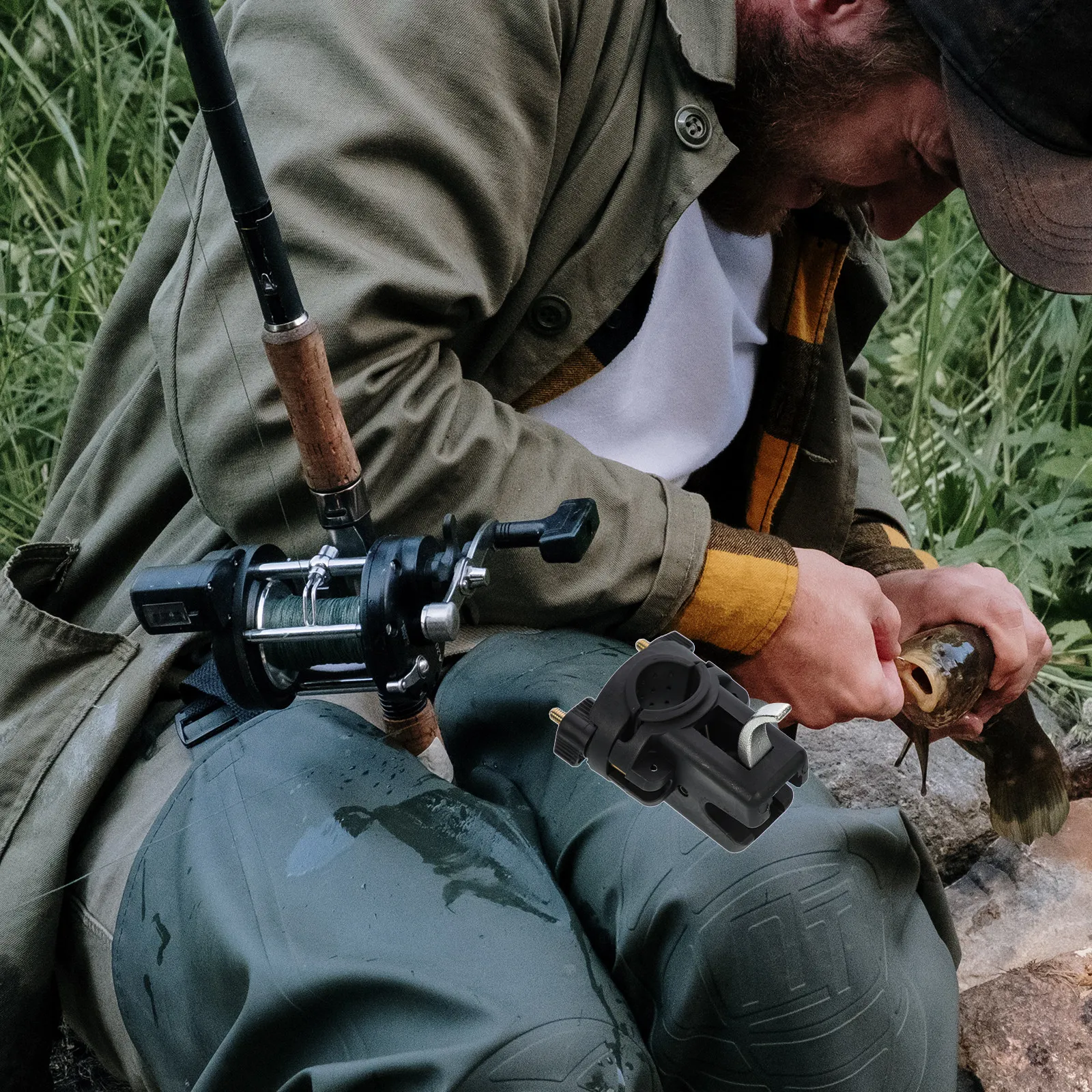 

Держатель для удочки для каяка: прочный, высококачественный, удобный и практичный зажим для крепления удилища, аксессуары для рыбалки на каяке