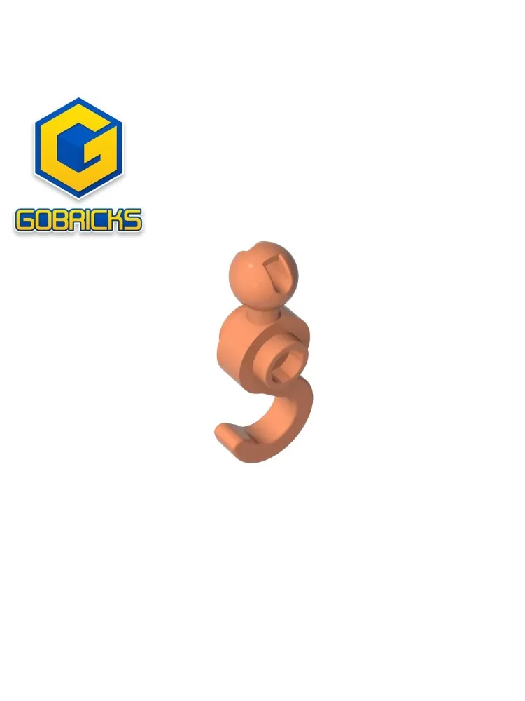 Blocs de construction Gobricks GDS-M090, crochet avec boule de remorquage, compatible avec les jouets pour enfants lego 30395