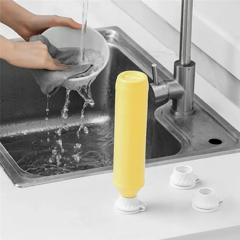 

B89B-Перевернутая крышка для бутылок Перевернутая бытовая бутылка Опорожная крышка 6 шт. Портативный набор крышек для бутылок без мусора Крышки для бутылок для шампуня