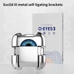 Dental Materials OCG III Metal Self-Ligating Brackets Square Round Orthodontic Self-Ligating Brackets Oral Orthodontics