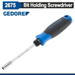 GEDORE Tool Bit Holding Screwdriver Ratchet Screwdriver SilentGEAR 1/4