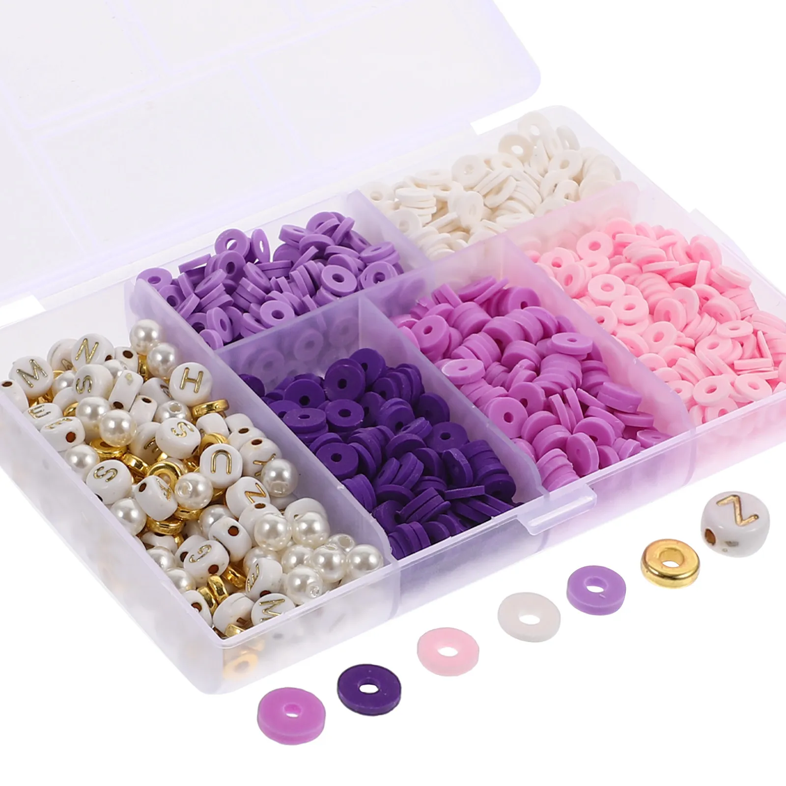 

Набор для творчества: мягкая глина, бусины, контейнер для хранения – для изготовления украшений своими руками, увлекательный набор для детей и подростков, креативный подарок