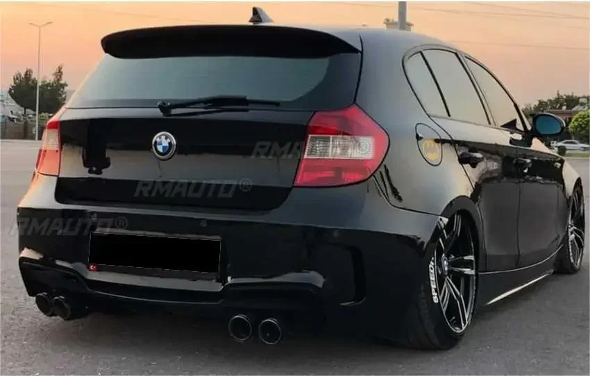 Rear Roof Spoiler Gloss Black Car Rear Spoiler Wing Body Kit Rear Wing For BMW E81 E87 2004-2011 Car Accessories