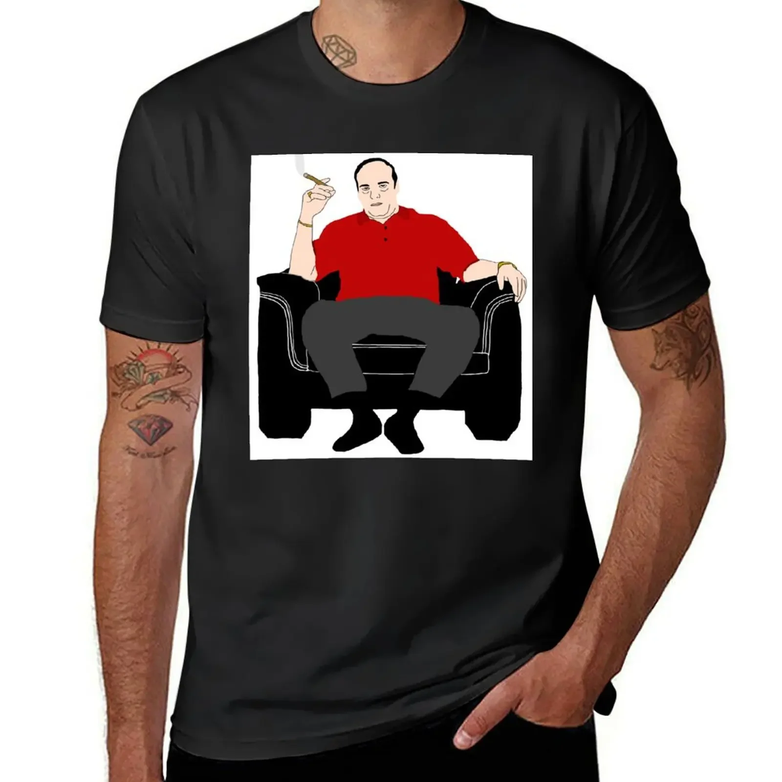 

Tony Soprano T-Shirt luxury clothing labubu sublime custom t shirt black t shirts for men