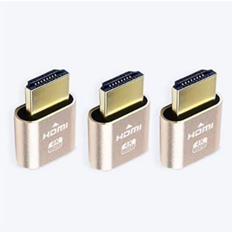 

3 шт., Dtech, высококачественный манекен OEM ODM 4K, эмулятор дисплея, HDMI, манекен, монитор призрака, безголовый ключ