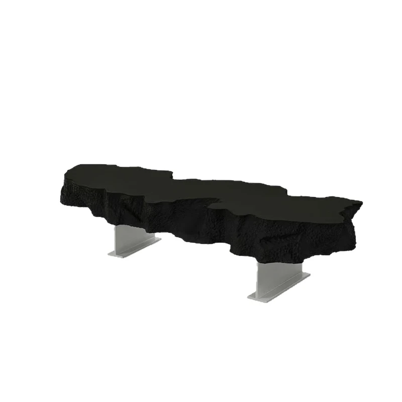 Wabi Sand Wind Creative Foam Demolition Villa Broken Series Irregular Strip Sitting Stool Floor Art Mirror Ornament