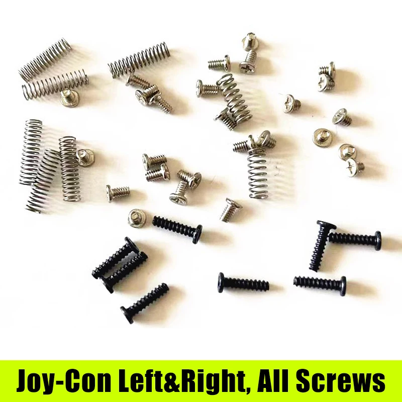 All Replacement Screws for Nintendo Switch OLED/Switch Console,Joy-Con Grips Gamepads Screws,Switch Slide Repair Screws