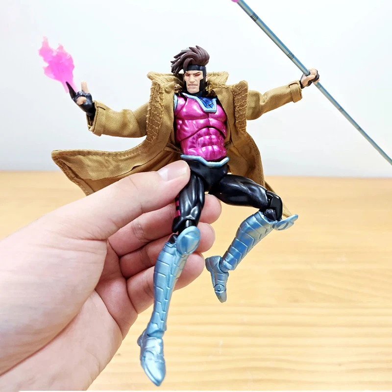 

Ct Marvel Comics Style Gambit Mafex131 Articulated Manga Action Figure Poseable Collectible Model Kit X-Men Fans Birthday Gifts