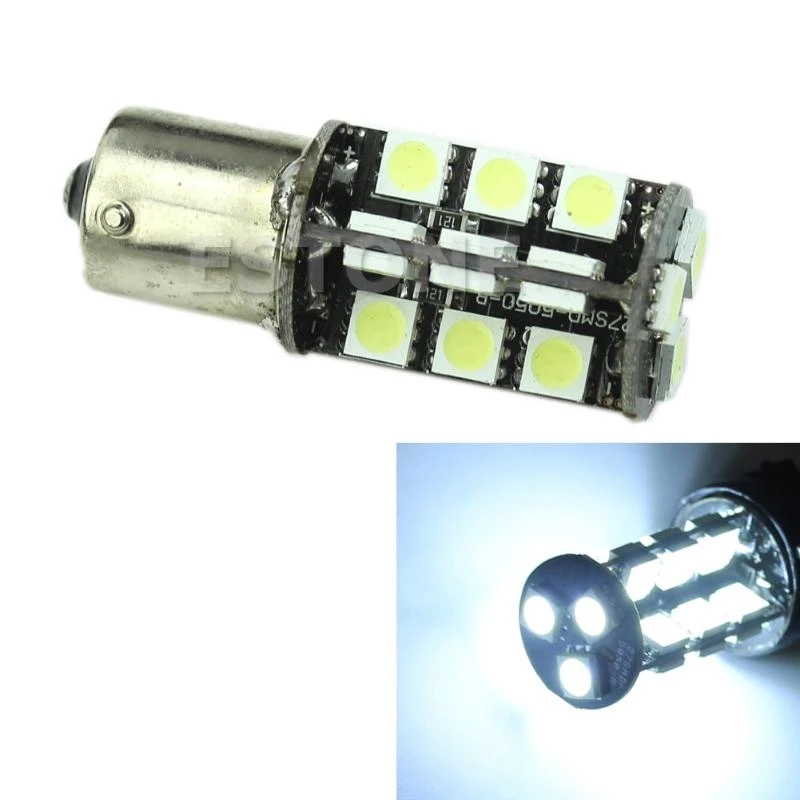 

A2UC for DC 12V 1156 5050 BA15S P21W 27-LED Bulb for Vehicle Backup Tail Brake Lamp Turn Reversing Stop L