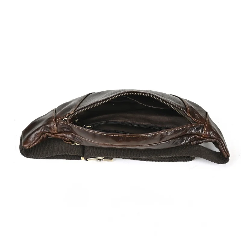 spring-summer-men's-chest-bag-top-layer-cowhide-running-casual-sports-wallet-mobile-phone-waist-bag-suede-material