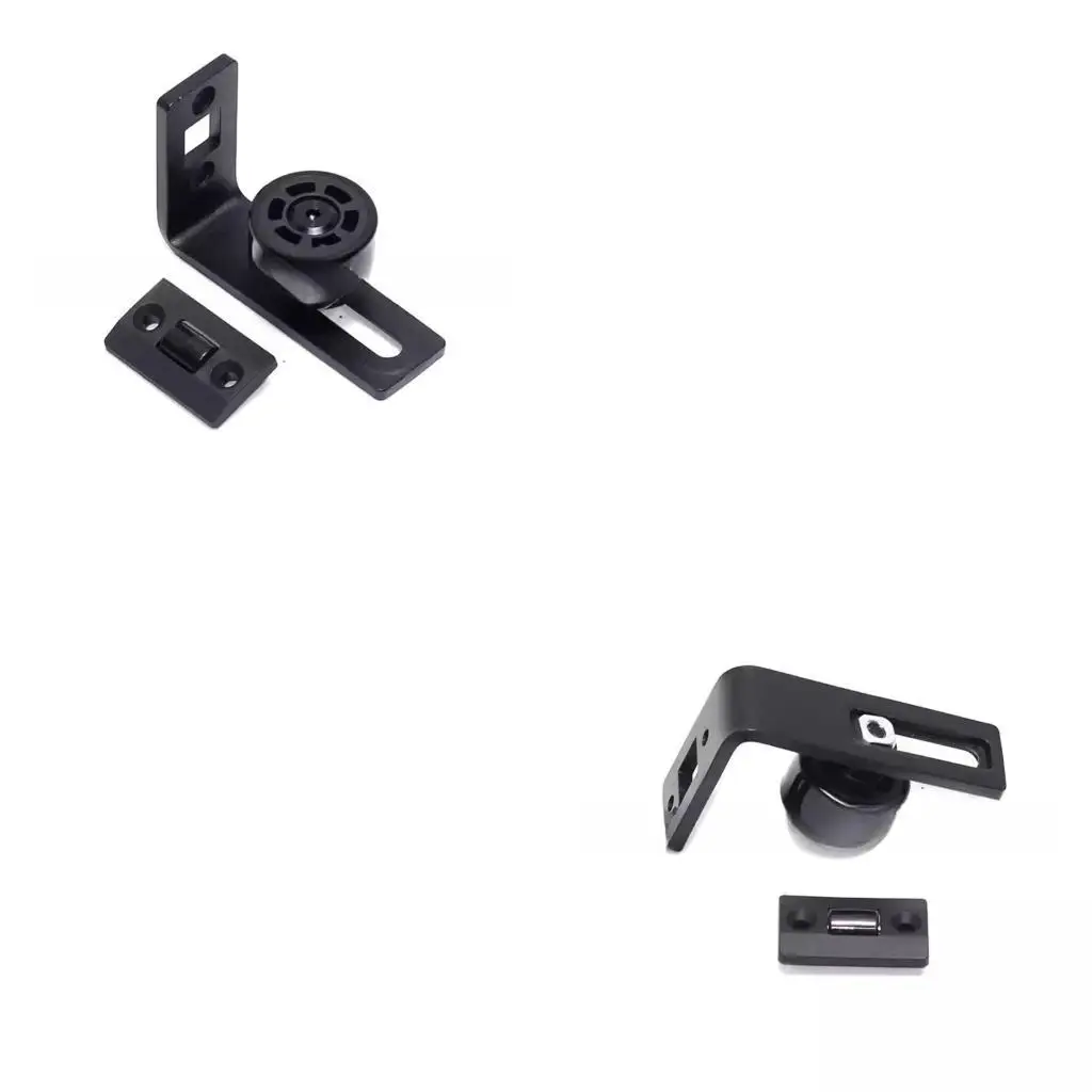 652F Smooth Sliding Door Guide Wheel For 1/2inch 2inch Thick Panel Vertical Rotations Design Durability Carbon Steel