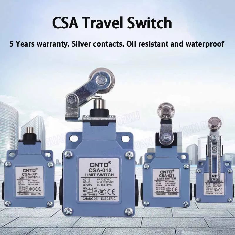 

1Pcs CSA Travel Switch 003 Limiter 021 Self-Reset CSA-012 Micro Switch 061 Power Switch 081 With Roller 001