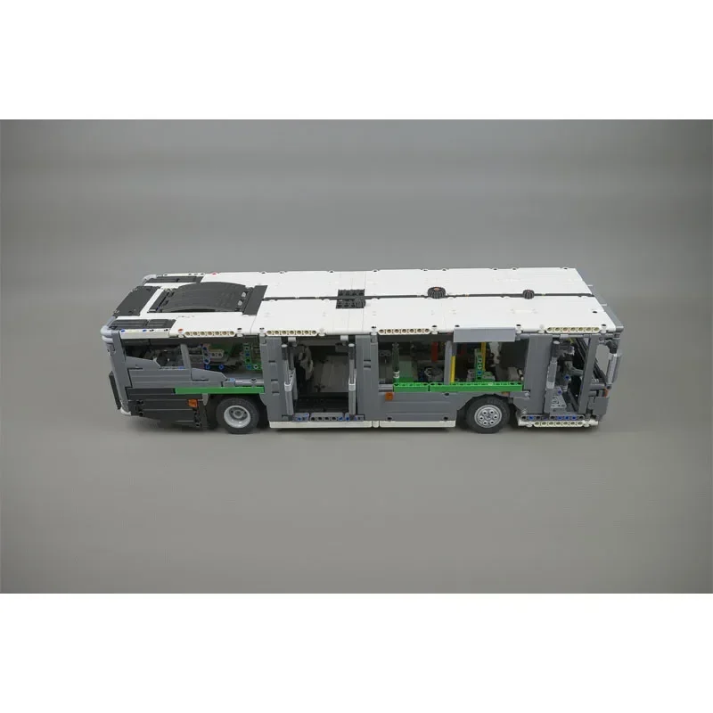 MOC-73616 городской тренер, автобус, автобус, строительные блоки, модель 2128, деталиMOC, креативные строительные блоки для мальчиков и детей на день рождения, игрушки, подарки MOC-73616 городской тренер, автобус, автобус, строительные блоки, модель 2128, деталиMOC, креативные строительные блоки для мальчиков и детей на день рождения, игрушки, подарки