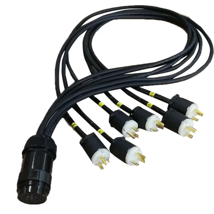 19 core socapex breakout cable with edison fan out socapex power cable