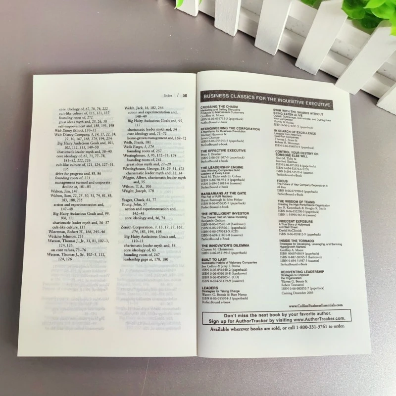 Construído para durar de Jim Collins, hábitos exitosos de empresas visitarias, libro de bolsillo en Libros en inglés