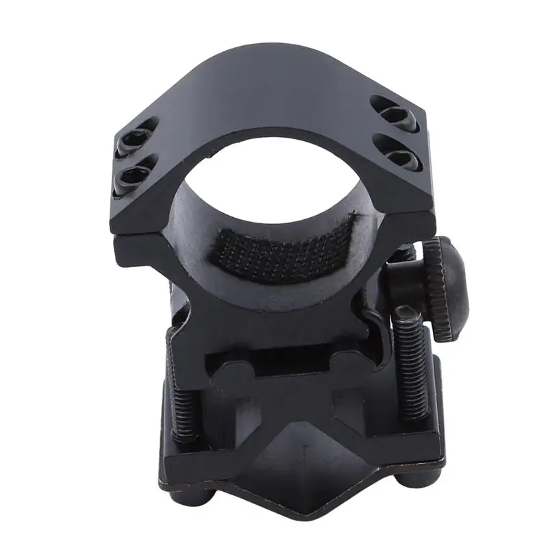 All Metal Multi-Purpose Bicycle Flashlight Clip Holder Iron Tube Lamp Fixed Mount Bike Light Bracket Accessory