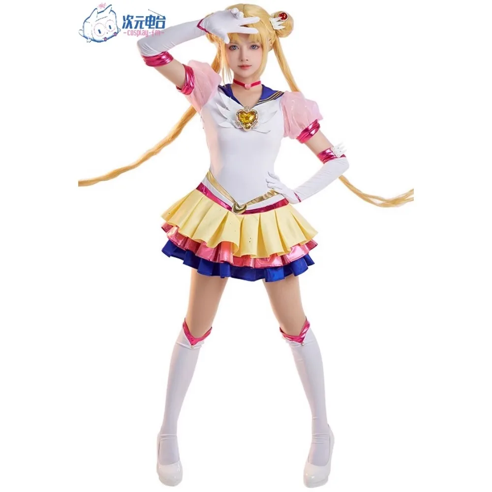 

SAILOR MOON Tsukino Usagi Cosplay Costume 30th Anniversary Combat Suit Woman Christmas Cosplay Dress