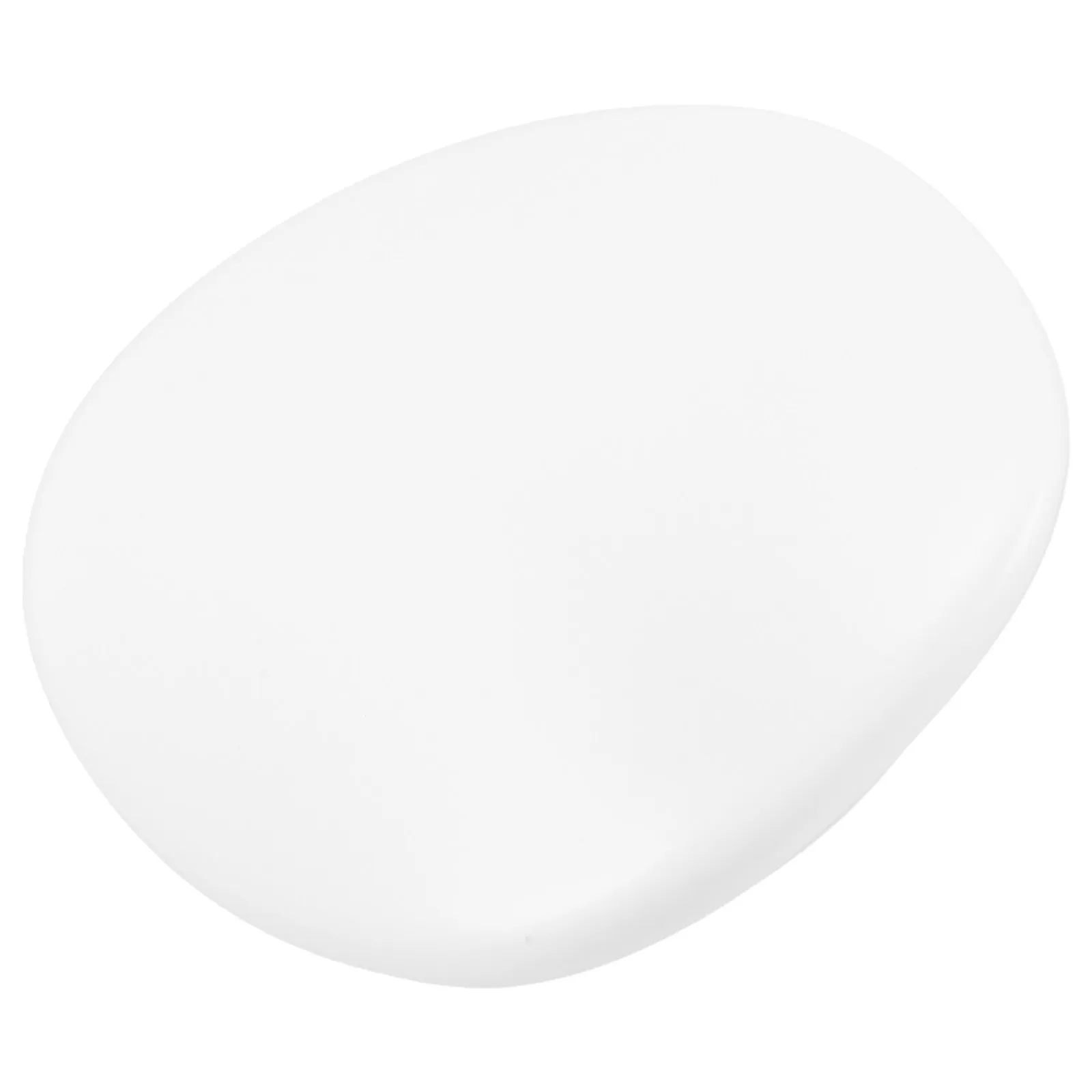 Pebble Shaped Ceiling Light Shade Cream Plastic Lampshade Decorative Cover for Bedroom Balcony Kitchen Bathroom Eye Protection
