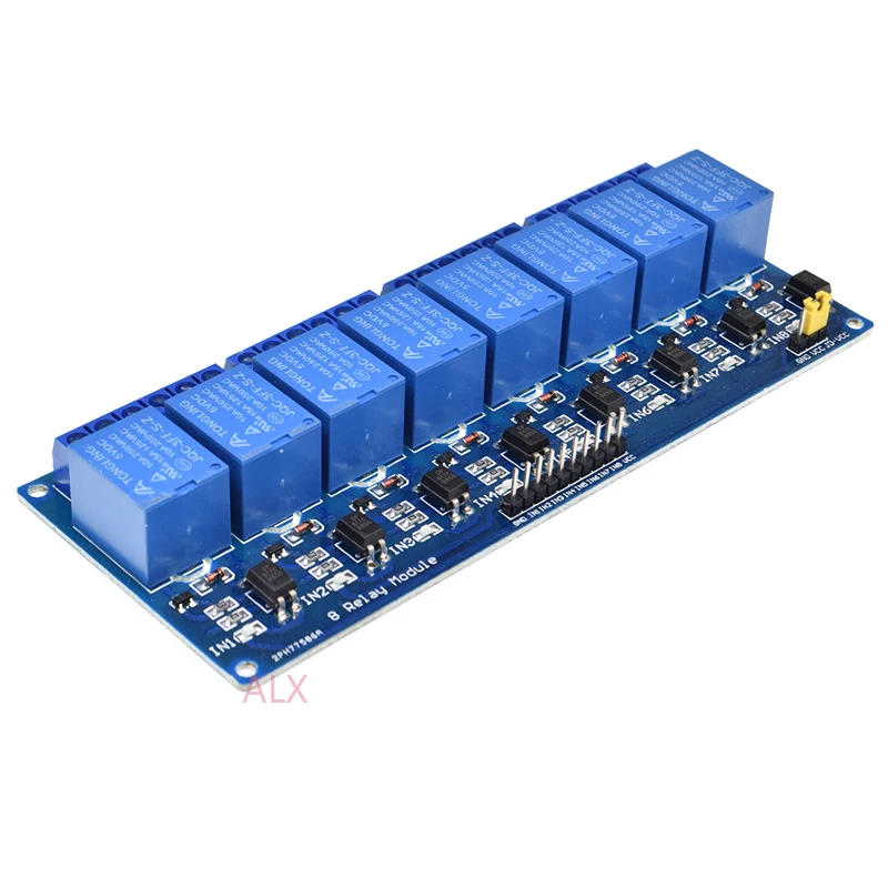 5v 8 Channel Relay Module Board With Optocoupler Output 8 Way For Arduino