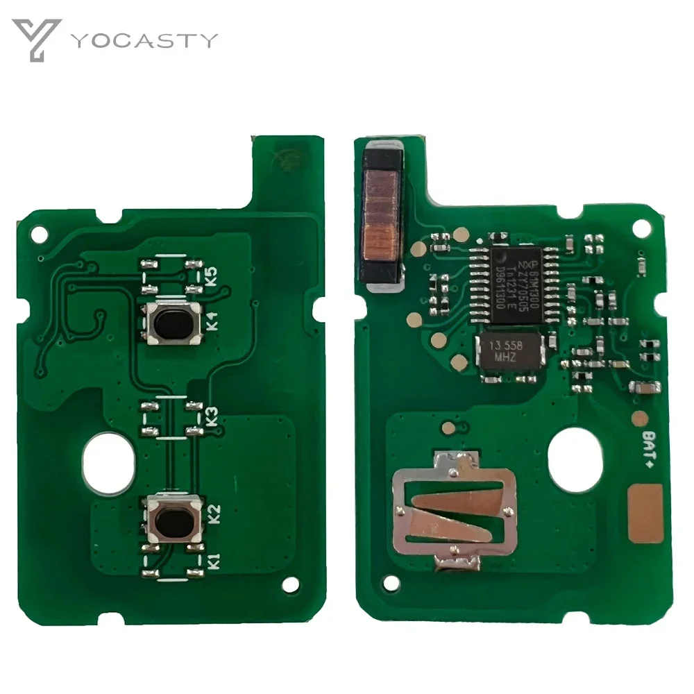 YOCASTY Remote Car Key Fob 2/3 Button 433MHz PCF7961M For Renault Sandero Dacia Logan Lodgy Dokker Duster Trafic