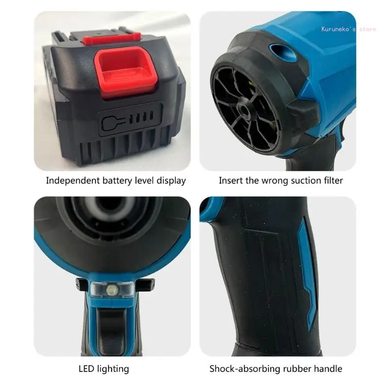 Soffiatore per foglie a batteria Soffiatori per foglie a batteria a 4 velocità elettrici