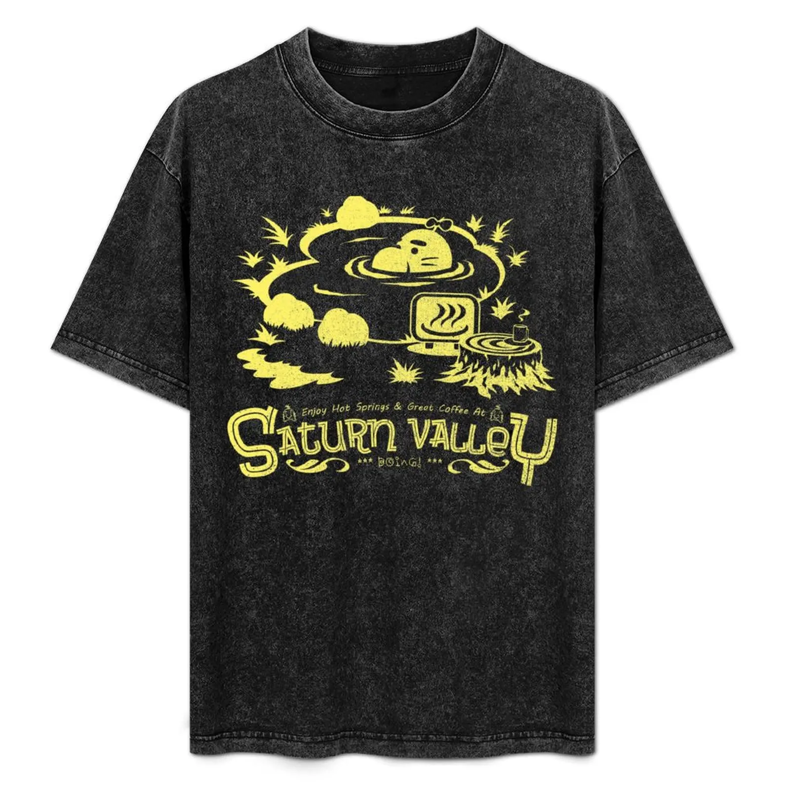 

Relax In Saturn Valley! T-Shirt vintage graphic tee baggy shirts mens shirts graphic tee