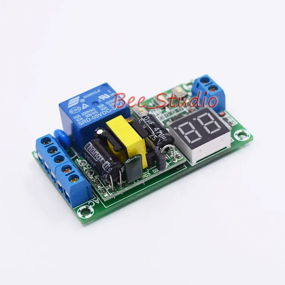 AC 110V 120V 220V 230V Cyfrowy wielofunkcyjny wyłącznik czasowy LED Opóźnienie wyzwalania Włączanie/wyłączanie Cykl pętli Moduł przełącznika przekaźnika