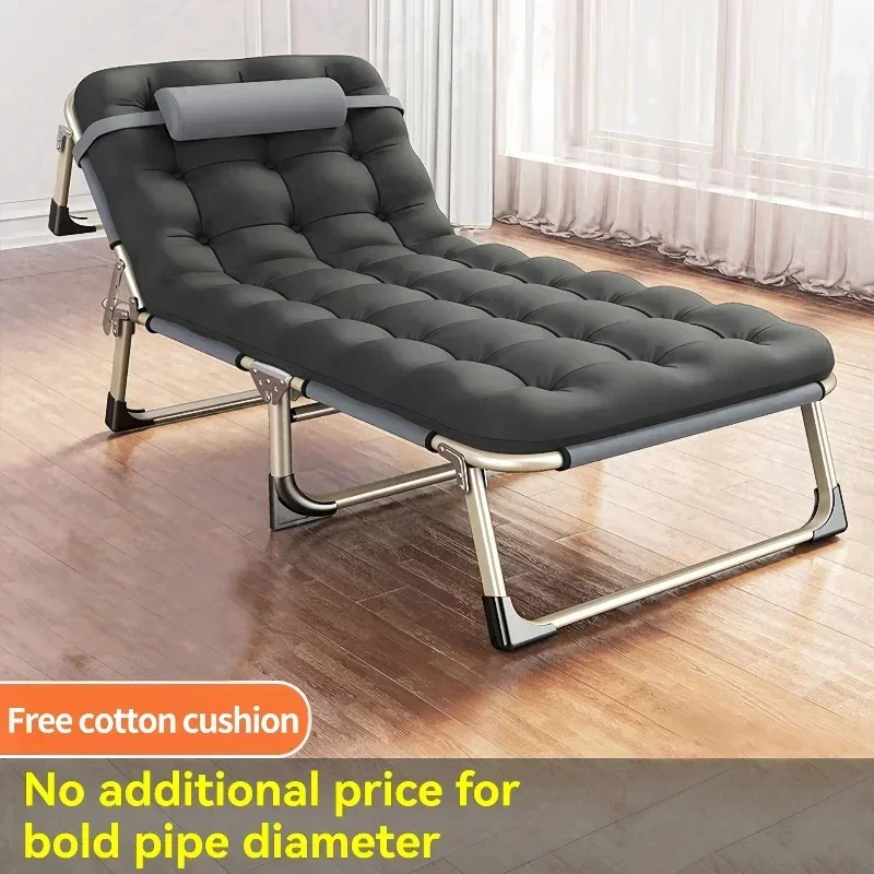 Exquisite Household Goods Lounge Chair, Outdoor Camping, Simple Folding Bed, Single Bed, Office Nap, Nap Bed, Marching Bed image 4