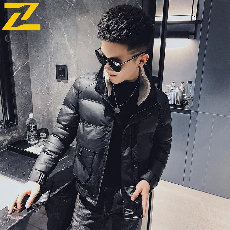 

2025 New Winter Jacket Men Vintage Casual Quilted Coat Hooded Fake Two Piece Scratch Resistant Fashion​ Windproof jacket ​